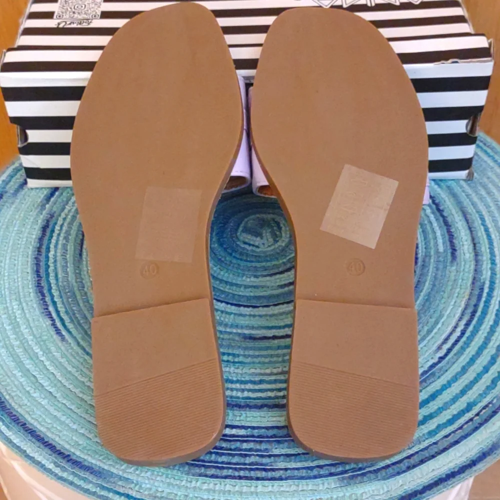 NWOT SZ 9 Purple  Womens Slide Sandals By Anna - Picture 6 of 7